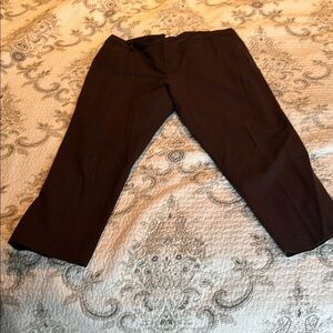 Dress Barn brown slacks.